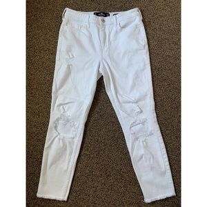 Hollister White Skinny Jeans